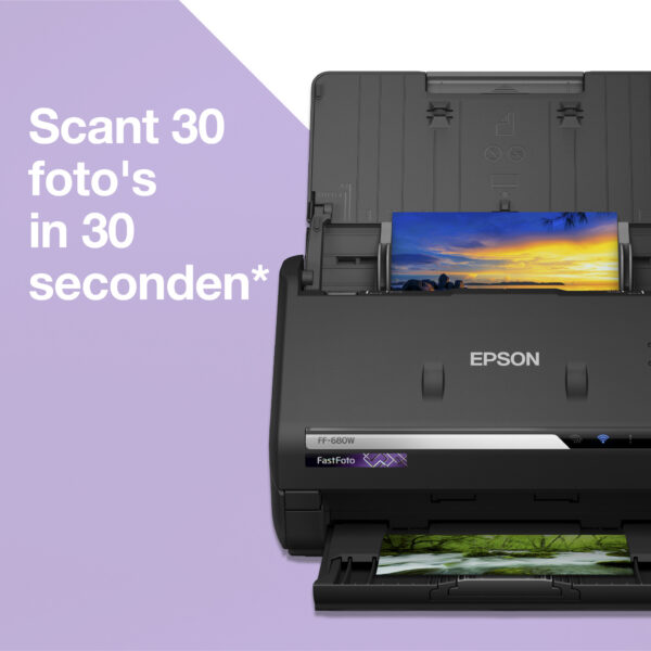 Epson FastFoto FF-680W snelle A4-fotoscanner met automatische invoer en Wi-Fi-connectiviteit - Afbeelding 7