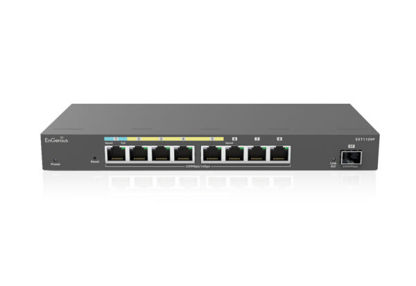 EnGenius EXT1109P netwerk-switch L2 Gigabit Ethernet (10/100/1000) Power over Ethernet (PoE) Grijs