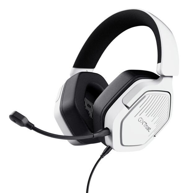 Trust GXT492W Carus Headset Bedraad Hoofdband Gamen Wit - Afbeelding 5