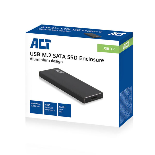 ACT M.2 SATA SSD behuizing, USB 3.2 Gen1 - Afbeelding 5