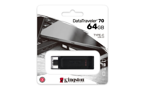 Kingston Technology DataTraveler 64GB USB-C 3.2 Gen 1 70 - Afbeelding 5