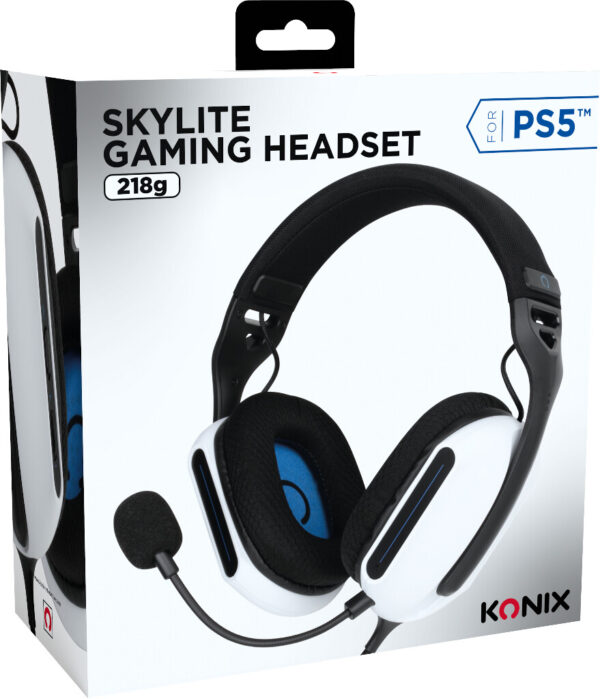 Konix Skylite Headset Bedraad Hoofdband Gamen Zwart, Wit - Afbeelding 13