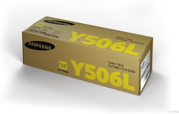 Samsung CLT-Y506L gele hogerendementstonercartridge - Afbeelding 2