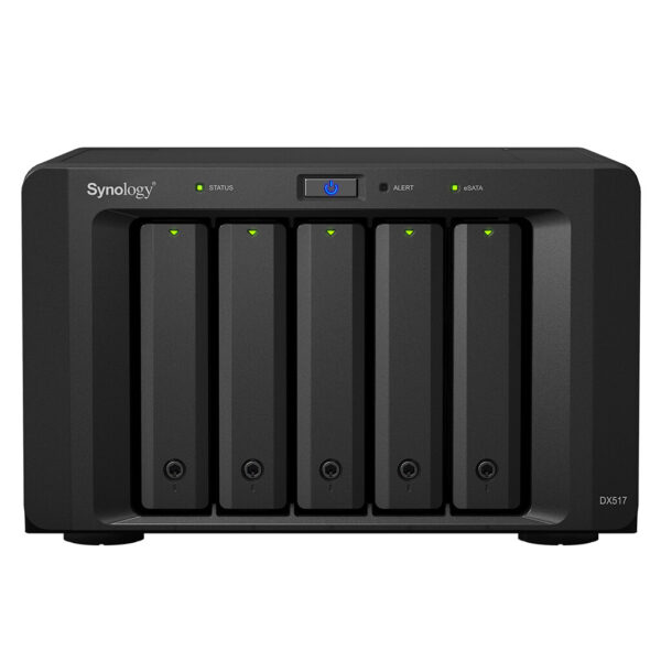 Synology DX517 disk array Desktop Zwart