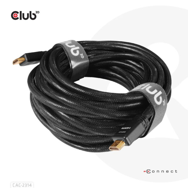 CLUB3D HDMI 2.0 4K60Hz UHD RedMere Kabel 15 meter - Afbeelding 4