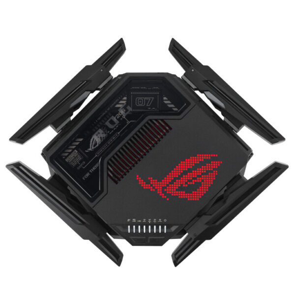 ASUS ROG Rapture GT-BE98 draadloze router 10 Gigabit Ethernet Quad-band (2.4 GHz / 5 GHz-1 / 5 GHz-2 / 6 GHz) Zwart - Afbeelding 8