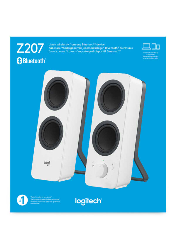 Logitech Z207 Wit Bedraad en draadloos 5 W - Afbeelding 5