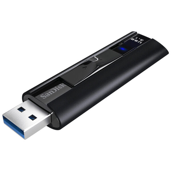 SanDisk Extreme Pro USB flash drive 128 GB USB Type-A 3.2 Gen 1 (3.1 Gen 1) Zwart