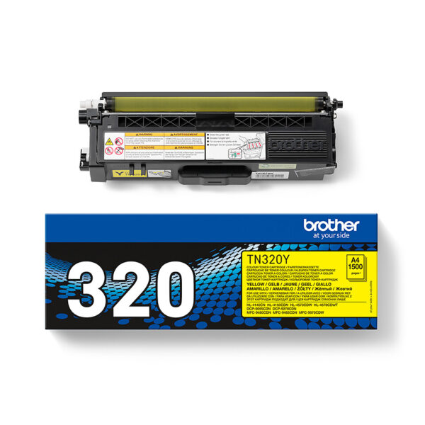 Brother TN-320Y tonercartridge 1 stuk(s) Origineel Geel - Afbeelding 4