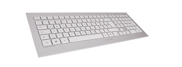 CHERRY DW 8000 toetsenbord Inclusief muis Universeel RF Draadloos QWERTY Amerikaans Engels Zilver, Wit - Afbeelding 6