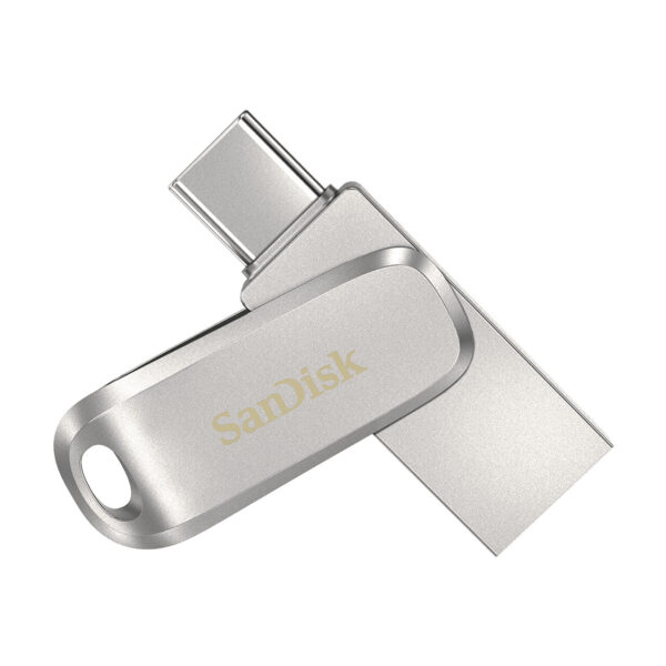 SanDisk Ultra Dual Drive Luxe USB flash drive 1 TB USB Type-A / USB Type-C 3.2 Gen 1 (3.1 Gen 1) Roestvrijstaal