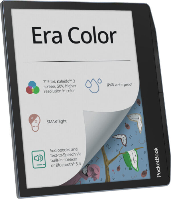 PocketBook Era Color e-book reader Touchscreen 32 GB Wifi Zwart, Lichtblauw - Afbeelding 3