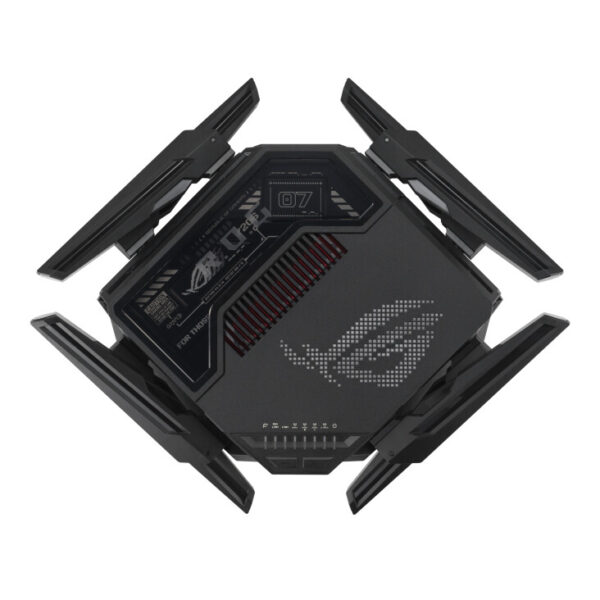 ASUS ROG Rapture GT-BE98 draadloze router 10 Gigabit Ethernet Quad-band (2.4 GHz / 5 GHz-1 / 5 GHz-2 / 6 GHz) Zwart - Afbeelding 9