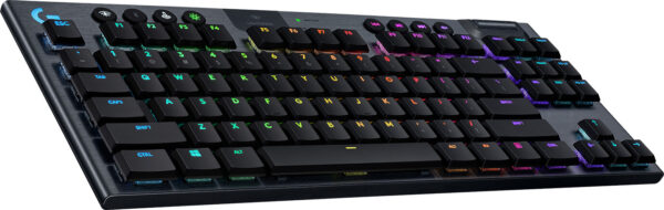 Logitech G G915 Tkl toetsenbord Gamen RF-draadloos + Bluetooth Belgisch Koolstof - Afbeelding 5