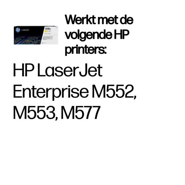 HP 508A originele gele LaserJet tonercartridge - Afbeelding 8