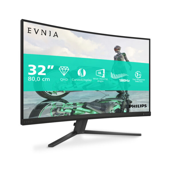 Philips Evnia 32M2C3500L/00 computer monitor 80 cm (31.5") 2560 x 1440 Pixels Quad HD LCD Zwart - Afbeelding 12