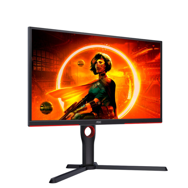 AOC G3 25G3ZM/BK computer monitor 62,2 cm (24.5") 1920 x 1080 Pixels Full HD Zwart, Rood - Afbeelding 4