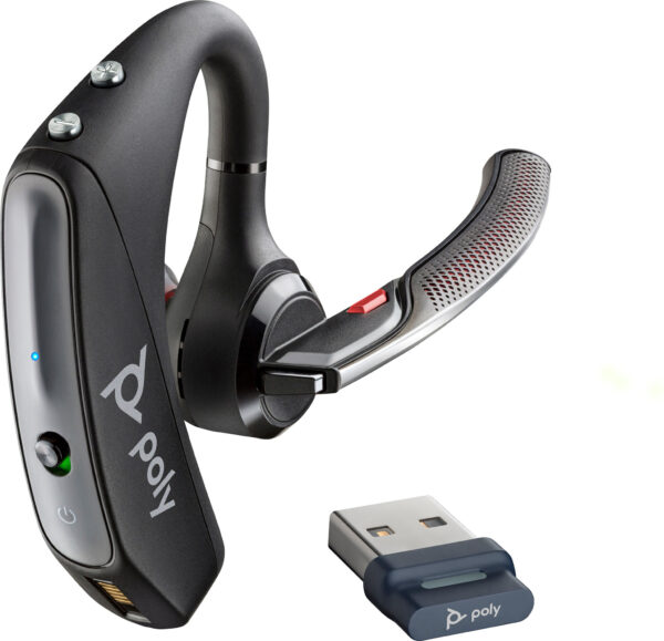 POLY Voyager 5200 UC USB-A Headset + BT600 dongle TAA