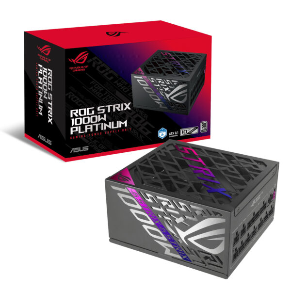 ASUS ROG STRIX-1000P-GAMING power supply unit 1000 W 20+4 pin ATX ATX Zwart, Zilver - Afbeelding 16