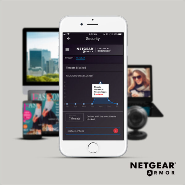 NETGEAR Nighthawk Tri-Band AX8 8-Stream AX6600 WiFi 6 Router (RAX70) - Afbeelding 19