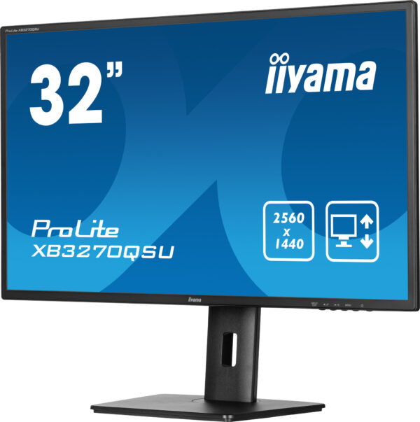 iiyama ProLite XB3270QSU-B1 computer monitor 81,3 cm (32") 2560 x 1440 Pixels Wide Quad HD LED Zwart - Afbeelding 4