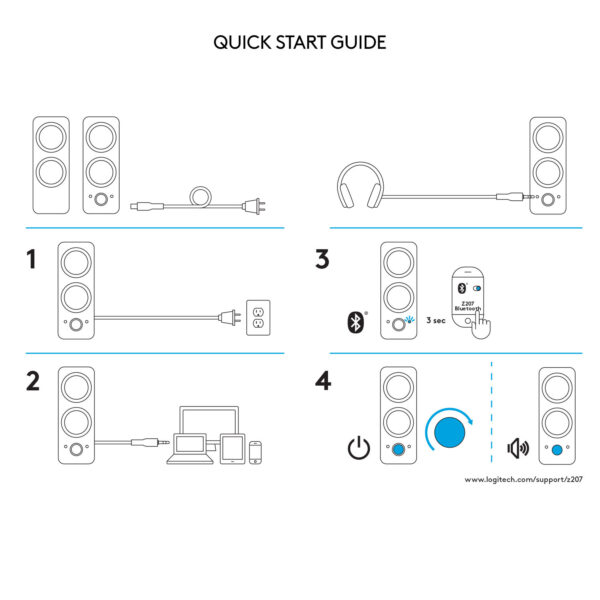 Logitech Z207 Bluetooth-computerspeakers - Afbeelding 18