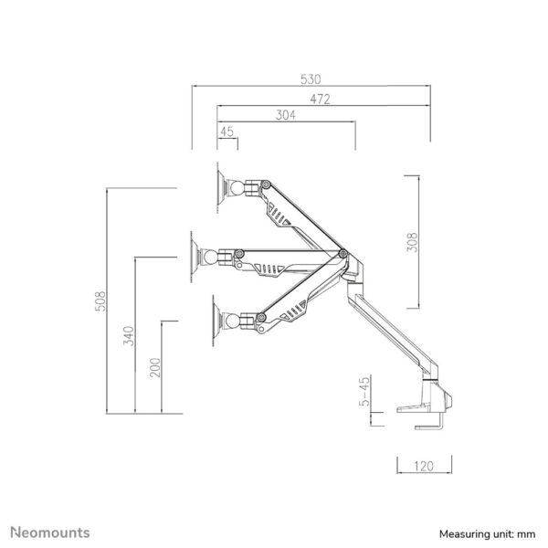 Neomounts monitorarm - Afbeelding 7