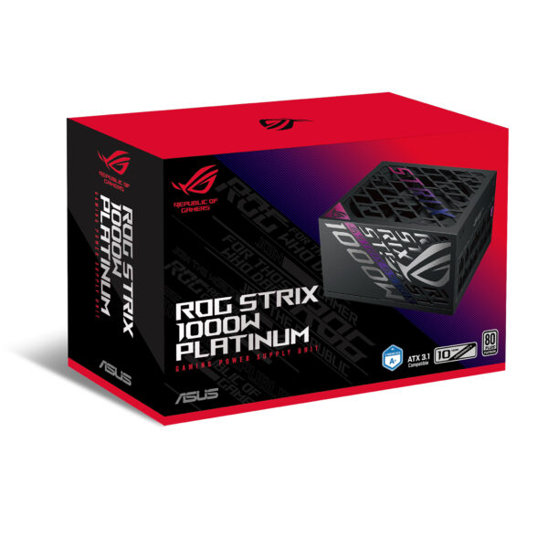 ASUS ROG STRIX-1000P-GAMING power supply unit 1000 W 20+4 pin ATX ATX Zwart, Zilver - Afbeelding 15