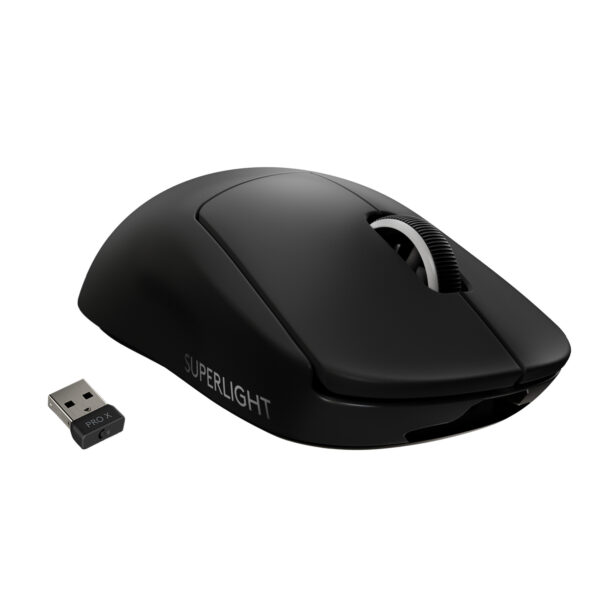 Logitech G Pro X Superlight muis Gamen Rechtshandig RF Draadloos 25600 DPI