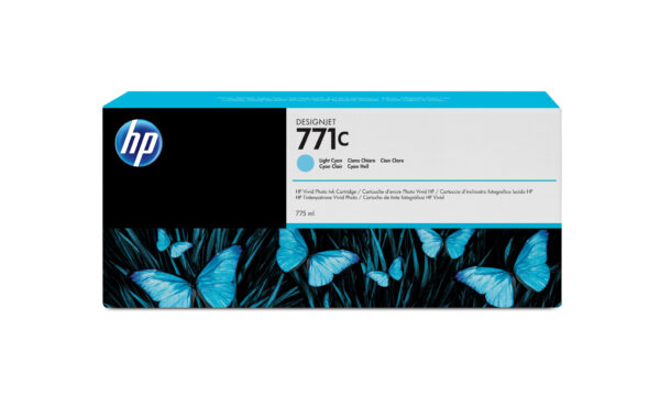 HP 771C licht-cyaan DesignJet inktcartridge, 775 ml