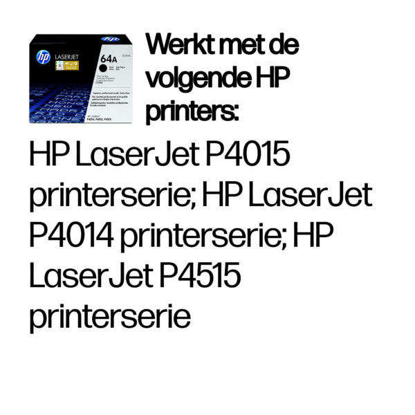 HP 64A originele zwarte LaserJet tonercartridge - Afbeelding 9