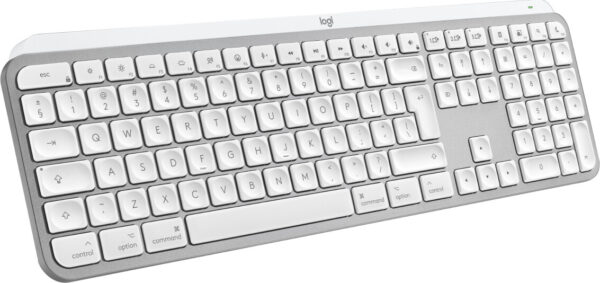 Logitech MX Keys S for Mac toetsenbord Kantoor RF-draadloos + Bluetooth QWERTY US International Aluminium, Wit - Afbeelding 3