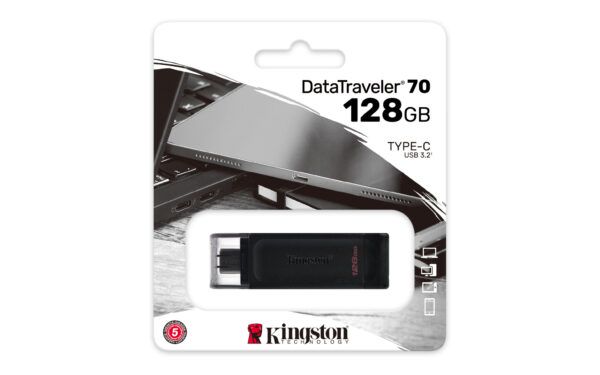 Kingston Technology DataTraveler 128GB USB-C 3.2 Gen 1 70 - Afbeelding 3