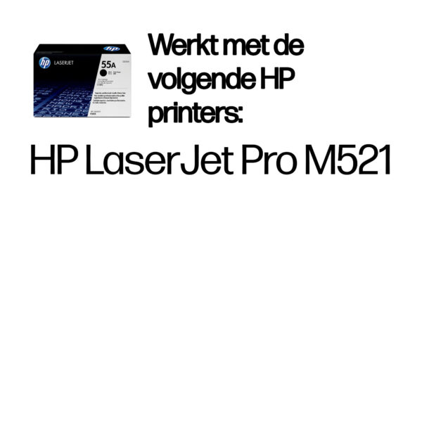 HP 55A originele zwarte LaserJet tonercartridge - Afbeelding 9