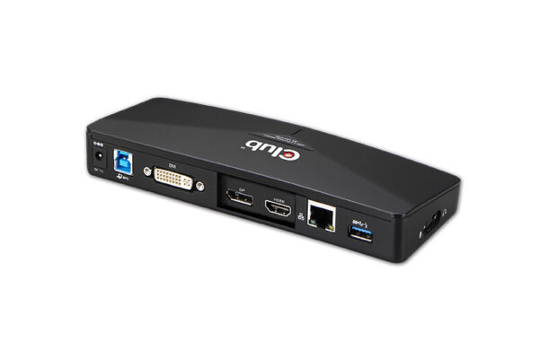 CLUB3D UNIVERSEEL USB 3.1 Gen 1 DisplayLink® gecertificeerd Docking station UHD 4K - Afbeelding 2