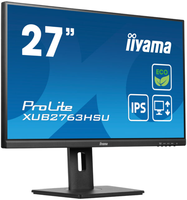 iiyama ProLite XUB2763HSU-B1 computer monitor 68,6 cm (27") 1920 x 1080 Pixels Full HD LED Zwart - Afbeelding 4