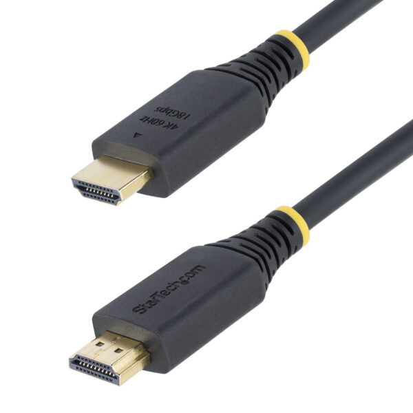 StarTech.com 30cm High Speed HDMI Kabel, 4K 60Hz/1440p 144Hz, HDR10/HDCP 2.2/ARC, 18Gbps, UHD HDMI 2.0 Kabel voor TV/Monitor/Dis - Afbeelding 2