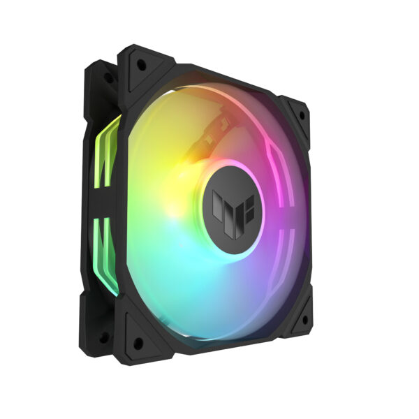 ASUS TUF Gaming TR120 ARGB Reverse Fan - Triple Pack Computer behuizing Ventilator 12 cm Zwart - Afbeelding 2