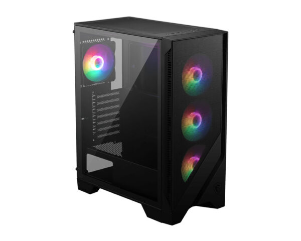 MSI MAG FORGE 120A AIRFLOW computerbehuizing Midi Tower Zwart, Transparant - Afbeelding 2