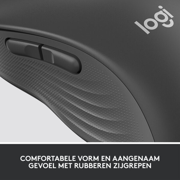 Logitech Signature M650 Draadloze Muis - Voor kleine tot middelgrote handen, 2 jaar batterijduur, stil klikken, aanpasbare zijkn - Afbeelding 12