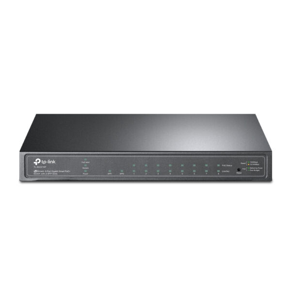 TP-Link JetStream TL-SG2210P netwerk-switch Managed L2/L4 Gigabit Ethernet (10/100/1000) Power over Ethernet (PoE) Zwart