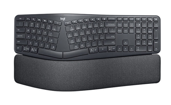 Logitech Ergo K860 toetsenbord Universeel RF-draadloos + Bluetooth QWERTZ Duits Grafiet