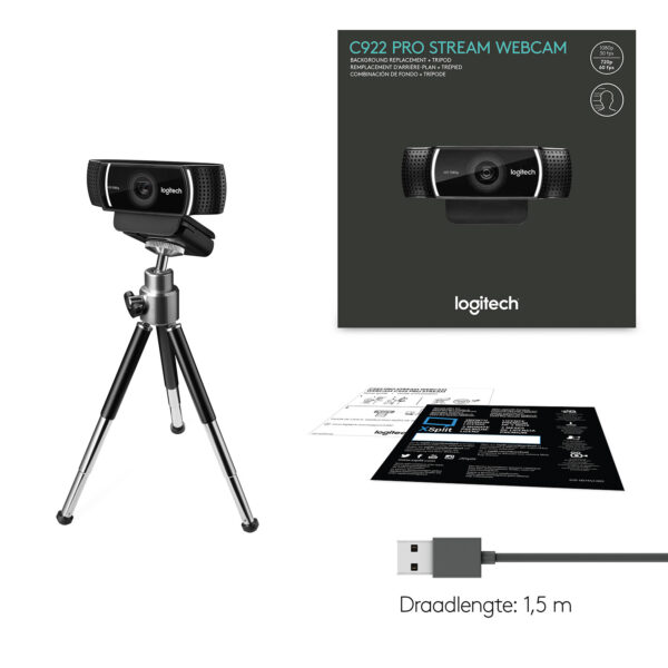 Logitech C922 Pro Stream Webcam - Afbeelding 16