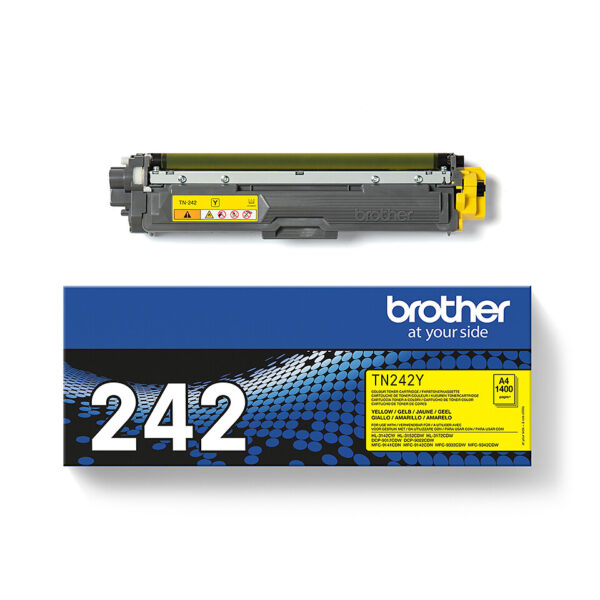 Brother TN-242Y tonercartridge 1 stuk(s) Origineel Geel - Afbeelding 4