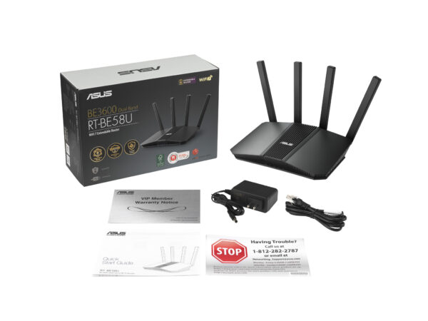 ASUS RT-BE58U draadloze router 2.5 Gigabit Ethernet Dual-band (2.4 GHz / 5 GHz) Zwart - Afbeelding 8