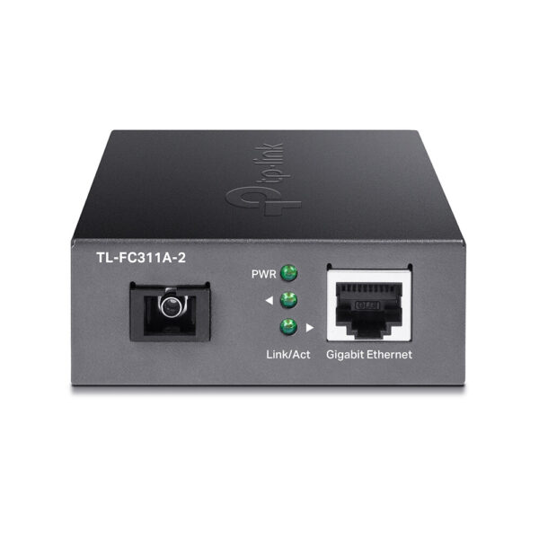 TP-Link TL-FC311A-2 netwerk media converter 1000 Mbit/s Single-mode Zwart - Afbeelding 4