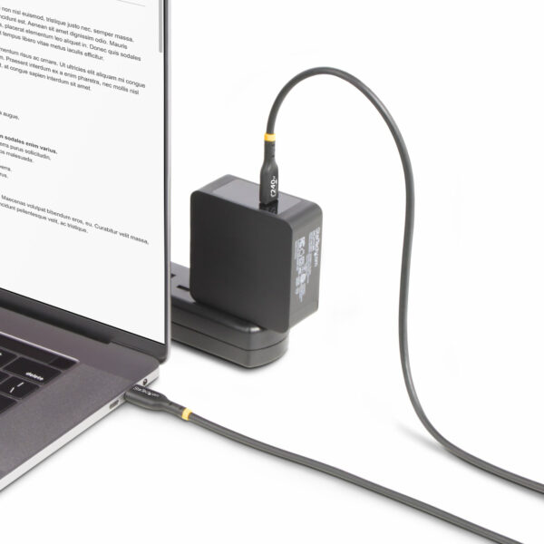 StarTech.com 1m USB-C Laadkabel, USB-IF Gecertificeerde USB Kabel, 240W PD EPR, USB 2.0 Type-C Laptop Laadkabel, USB-C Data Tran - Afbeelding 5