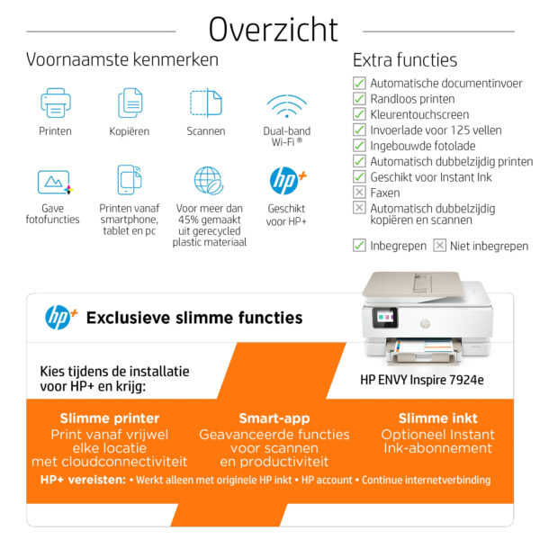 HP ENVY Inspire 7924e All-in-One printer - Afbeelding 15