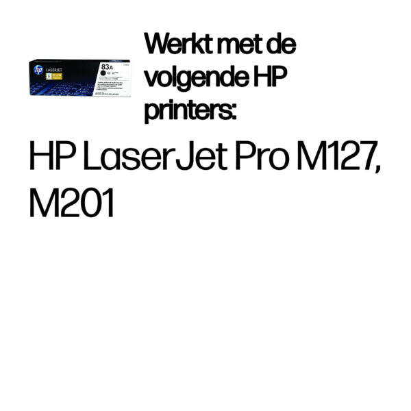 HP 83A originele zwarte LaserJet tonercartridge - Afbeelding 9