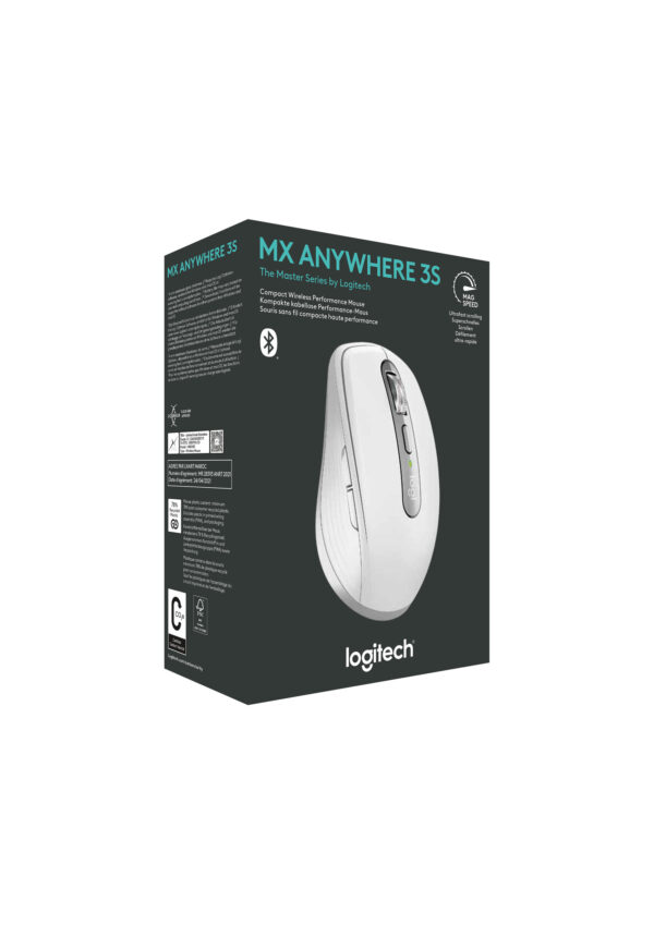 Logitech MX Anywhere 3S muis Kantoor Rechtshandig RF-draadloos + Bluetooth Laser 8000 DPI - Afbeelding 29